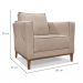 Conjunto com 2 Poltronas Potenza Linho Areia