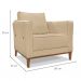 Conjunto com 2 Poltronas Potenza Linho Dourado