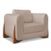 Conjunto com 2 Poltronas Yves Linho Areia