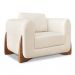Conjunto com 2 Poltronas Yves Linho Natural
