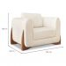 Conjunto com 2 Poltronas Yves Linho Natural