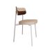 Conjunto com 4 Cadeiras Alloa Polipropileno Areia e Whisky