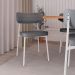 Conjunto com 4 Cadeiras Alloa Polipropileno Cinza e Branco