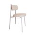 Conjunto com 4 Cadeiras Alloa Polipropileno Palha e Branco