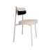 Conjunto com 4 Cadeiras Alloa Polipropileno Palha e Preto
