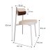 Conjunto com 4 Cadeiras Alloa Polipropileno Palha e Whisky