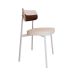 Conjunto com 4 Cadeiras Alloa Polipropileno Palha e Whisky