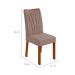 Conjunto com 4 Cadeiras Apogeu Suede Bege e Frassino