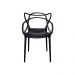 Conjunto com 4 Cadeiras Berrini Preta