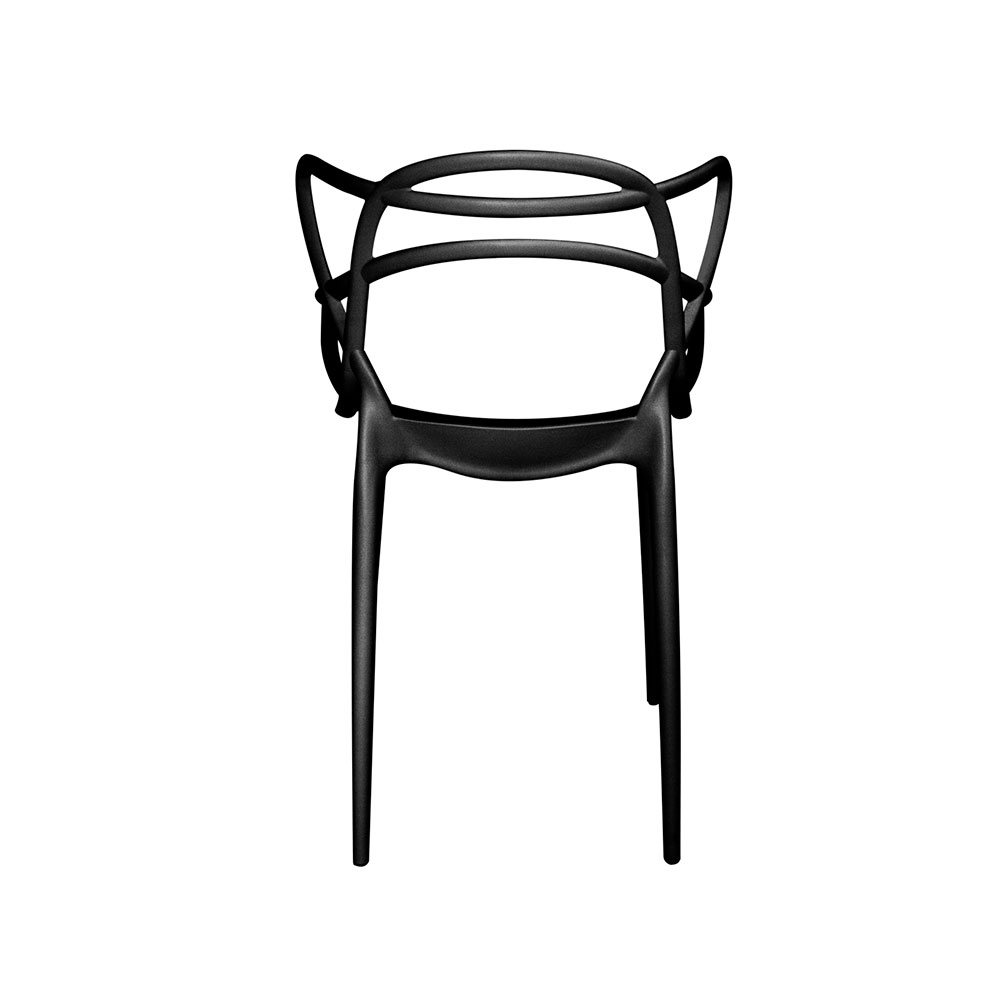 Conjunto com 4 Cadeiras Berrini Preta