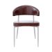 Conjunto com 4 Cadeiras Bless Café e Branca