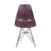 Conjunto com 4 Cadeiras DKR Eames Café e Cromado