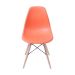 Conjunto com 4 Cadeiras DKR Eames Laranja e Madeira