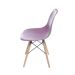 Conjunto com 4 Cadeiras DKR Eames Roxo e Madeira