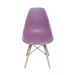 Conjunto com 4 Cadeiras DKR Eames Roxo e Madeira