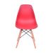 Conjunto com 4 Cadeiras DKR Eames Telha e Madeira