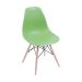 Conjunto com 4 Cadeiras DKR Eames Verde e Madeira