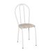Conjunto com 4 Cadeiras Madryn Bege e Branco