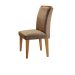 Conjunto com 4 Cadeiras Olivia Suede Animalle Chocolate e Capuccino