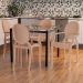Conjunto com 4 Cadeiras Wind Plus Capuccino