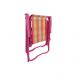 Conjunto com 4 Cadeiras de Praia Peruíbe Rosa
