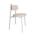 Conjunto com 6 Cadeiras Alloa Polipropileno Palha e Branco