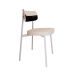 Conjunto com 6 Cadeiras Alloa Polipropileno Palha e Preto