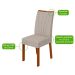 Conjunto com 6 Cadeiras Apogeu Linho Cinza e Frassino