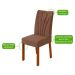 Conjunto com 6 Cadeiras Apogeu Revestimento Sintético Avelã e Frassino