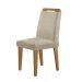 Conjunto com 6 Cadeiras Athenas Suede Amassado Marrom e Imbuia