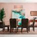 Conjunto com 6 Cadeiras Athenas Suede Animalle Castor e Chocolate