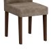 Conjunto com 6 Cadeiras Athenas Suede Animalle Castor e Chocolate