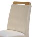 Conjunto com 6 Cadeiras Athenas Veludo Creme e Imbuia