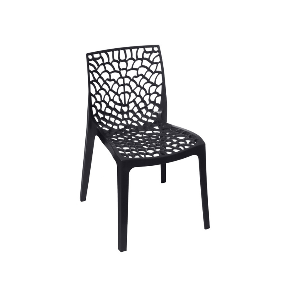 Conjunto com 6 Cadeiras Gruvyer Preta