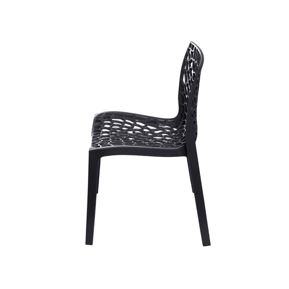 Conjunto com 6 Cadeiras Gruvyer Preta