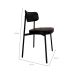 Conjunto de 2 Cadeiras Alloa Preta
