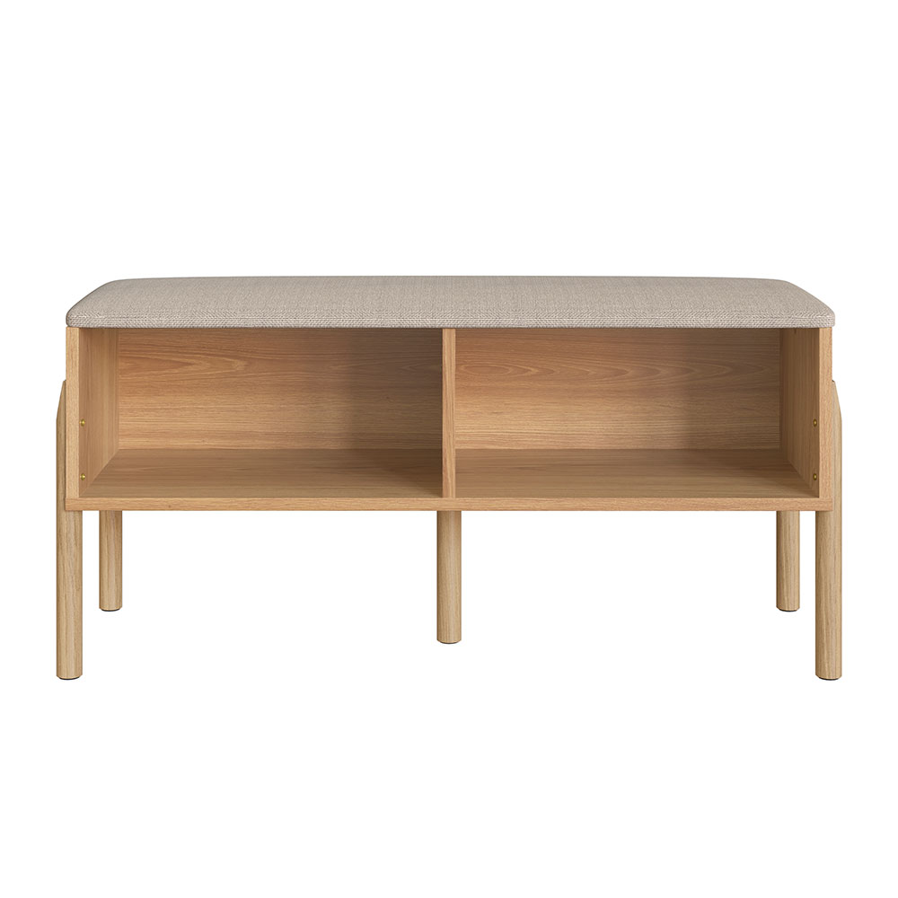 Conjunto de Banco Sapateira com Prateleira Oslo Hanover