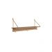 Conjunto de Banco Sapateira com Prateleira Oslo Hanover e Dourado