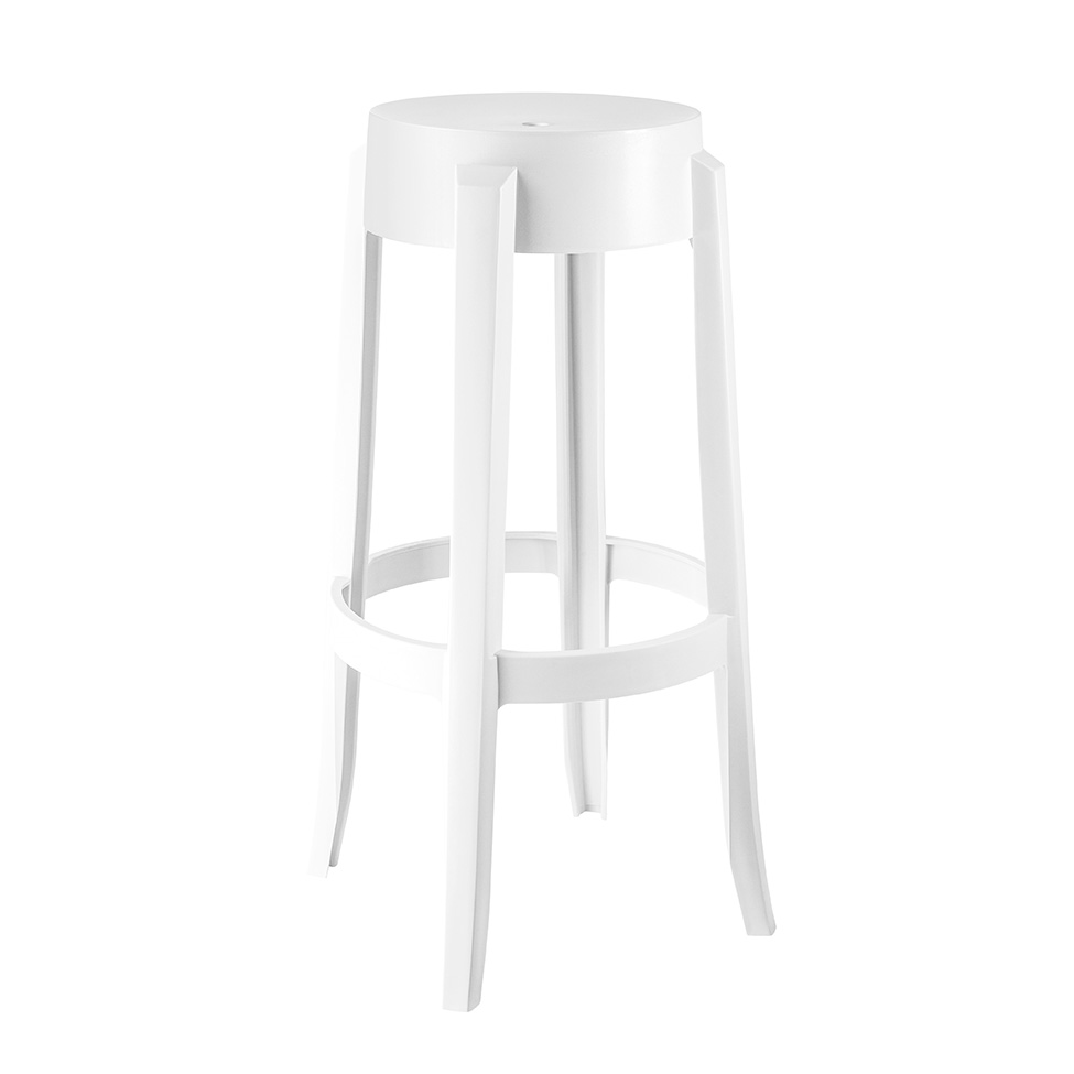 Conjunto de Banquetas de Pástico Shine Branca