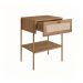 Conjunto de Cabeceira Casal com 2 Mesas de Apoio Oslo 1 GV Hanover e Dourado