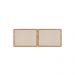 Conjunto de Cabeceira Casal com 2 Mesas de Apoio Oslo 1 GV Hanover e Dourado