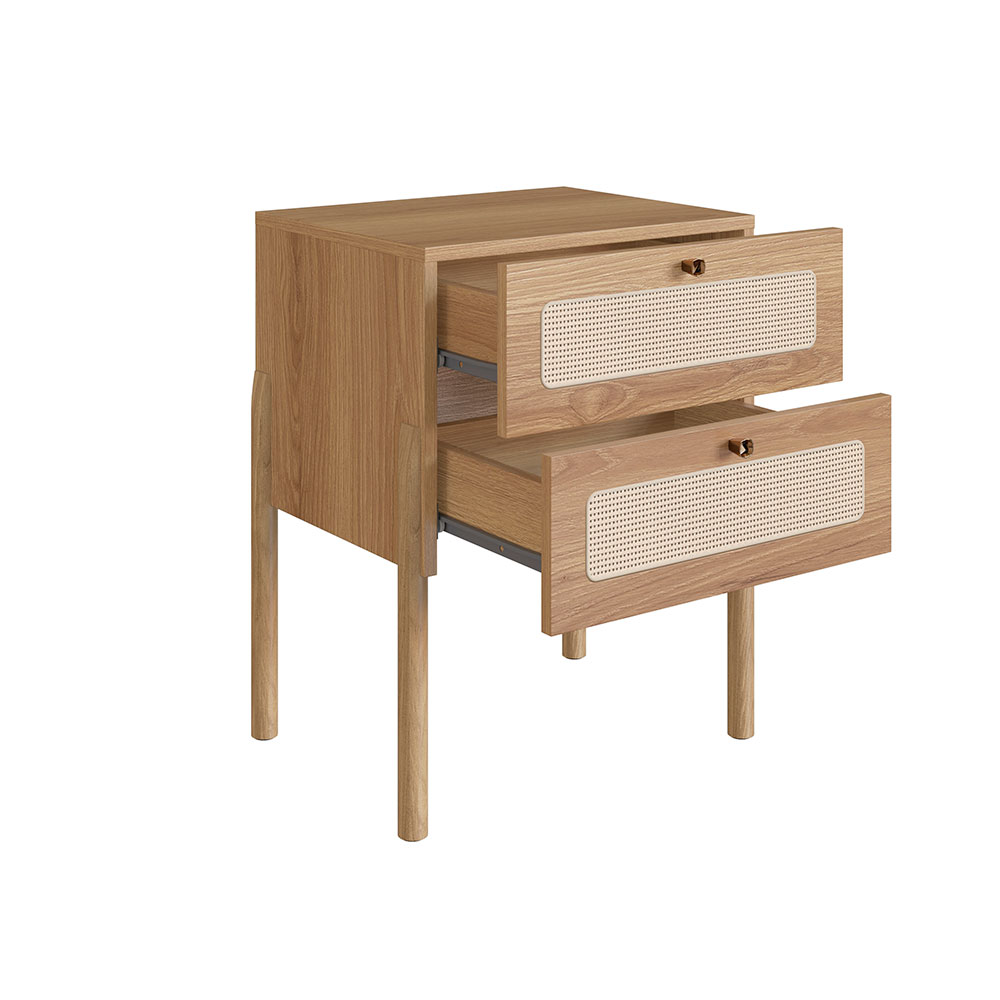 Conjunto de Cabeceira Casal com 2 Mesas de Apoio Oslo 2 GV Hanover