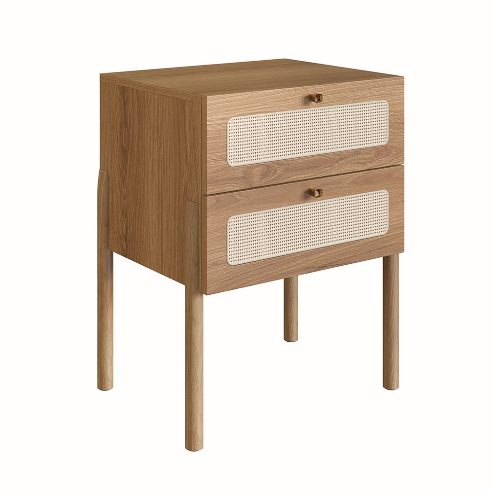 Conjunto de Cabeceira Casal com 2 Mesas de Apoio Oslo 2 GV Hanover