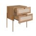 Conjunto de Cabeceira Casal com 2 Mesas de Apoio Oslo 2 GV Hanover e Dourado