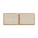 Conjunto de Cabeceira Casal com 2 Mesas de Apoio Oslo 2 GV Hanover e Dourado