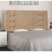 Conjunto de Cabeceira King com Recamier Gênova Suede Bege