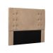 Conjunto de Cabeceira King com Recamier Gênova Suede Bege