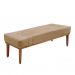 Conjunto de Cabeceira King com Recamier Gênova Suede Bege