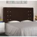 Conjunto de Cabeceira King com Recamier Gênova Suede Café