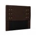 Conjunto de Cabeceira King com Recamier Gênova Suede Café